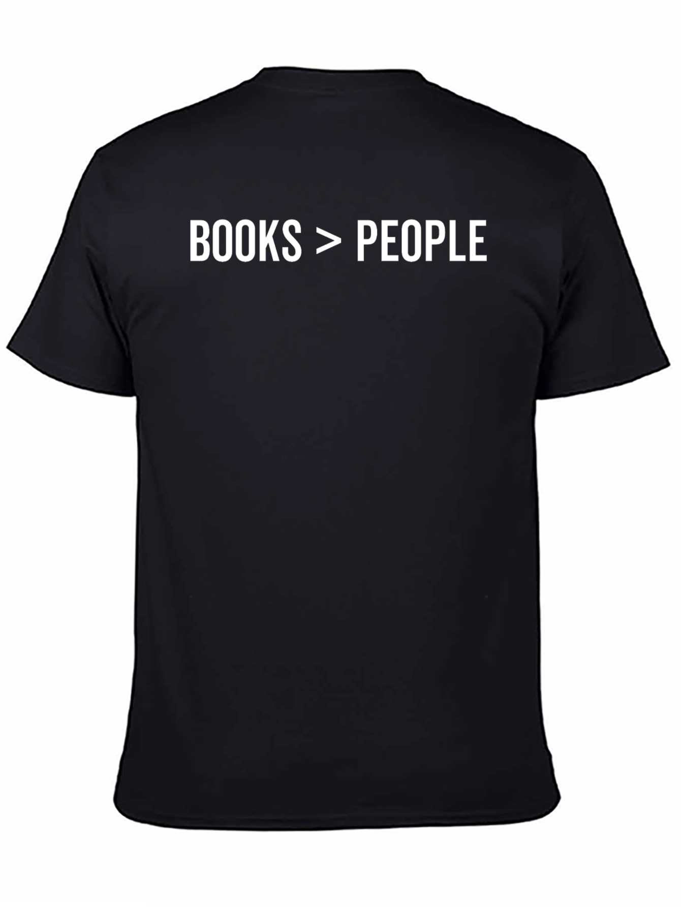 Books > People T-Shirt - Black Graphic Tee