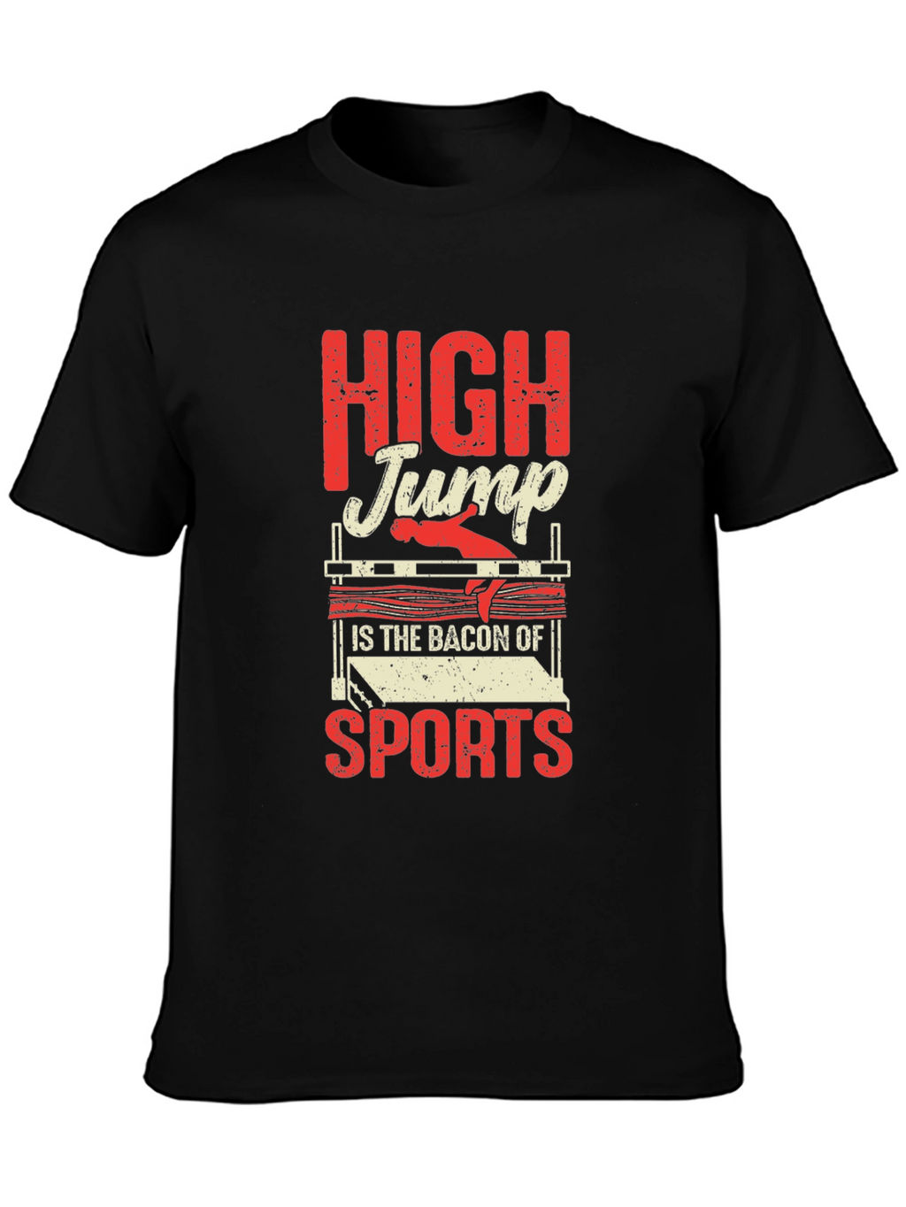 High Jump Bacon of Sports Graphic T-Shirt