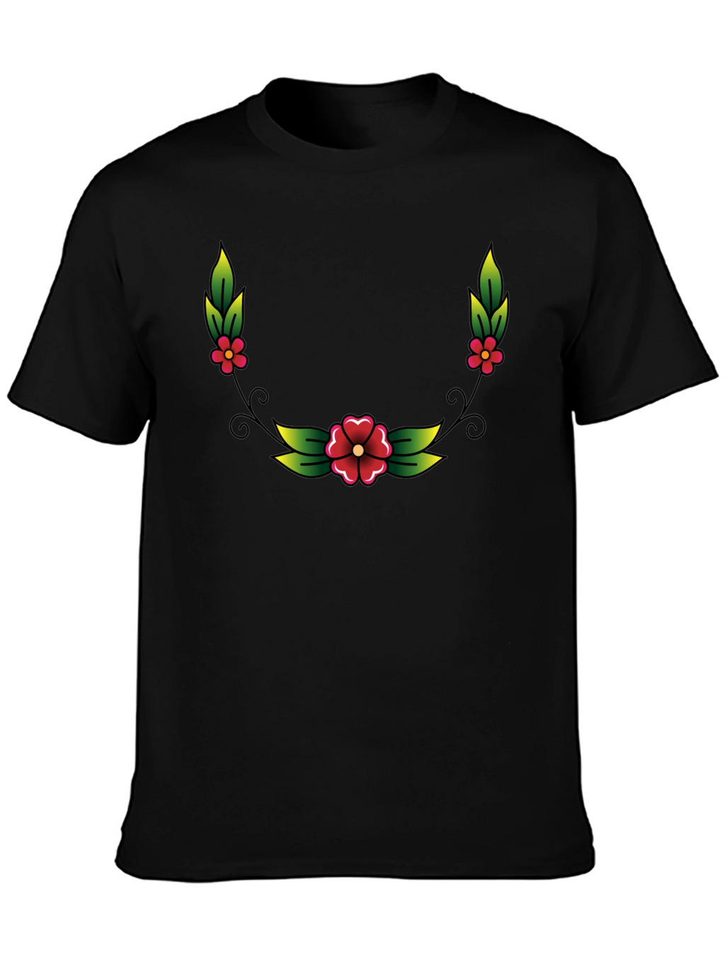 Floral Crew Neck T-Shirt