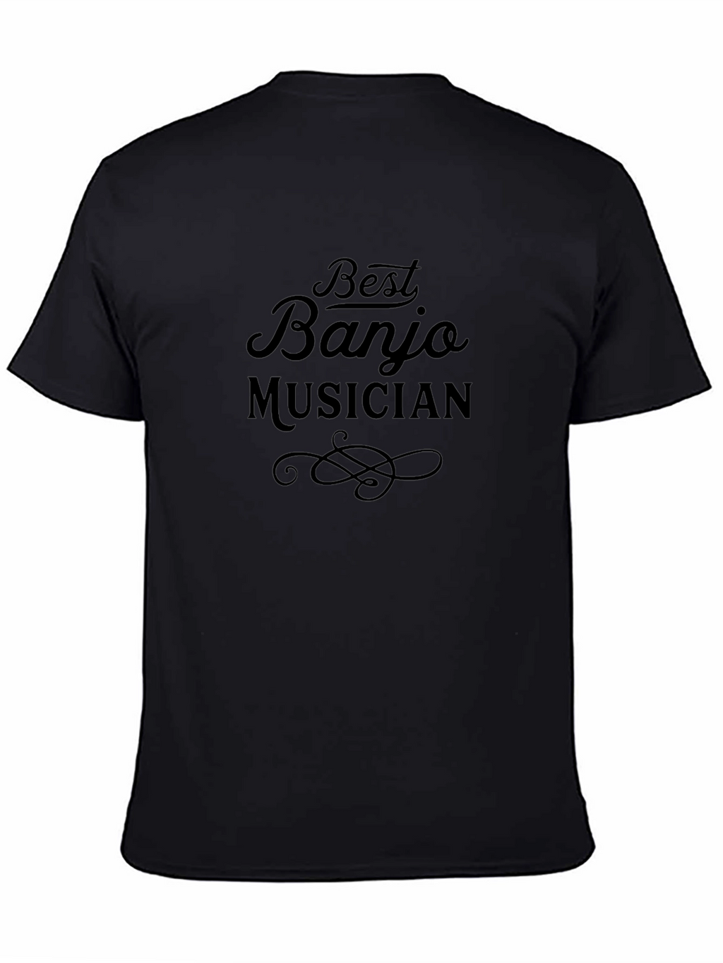 Best Banjo Musician Black T-Shirt