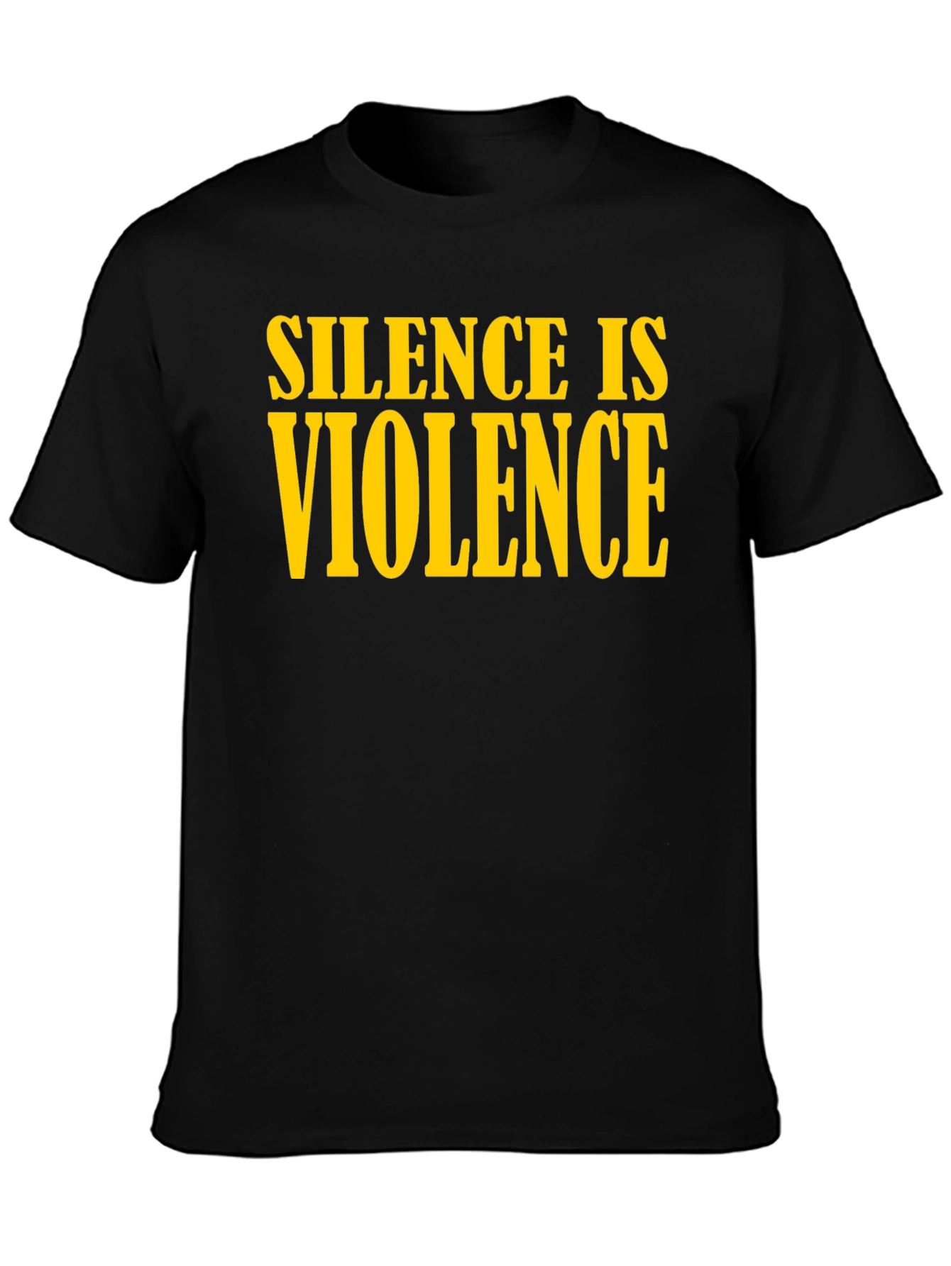 Silence is Violence Graphic Tee - Black