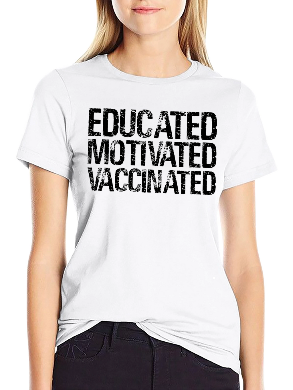 Educated Motivated Vaccinated T-Shirt