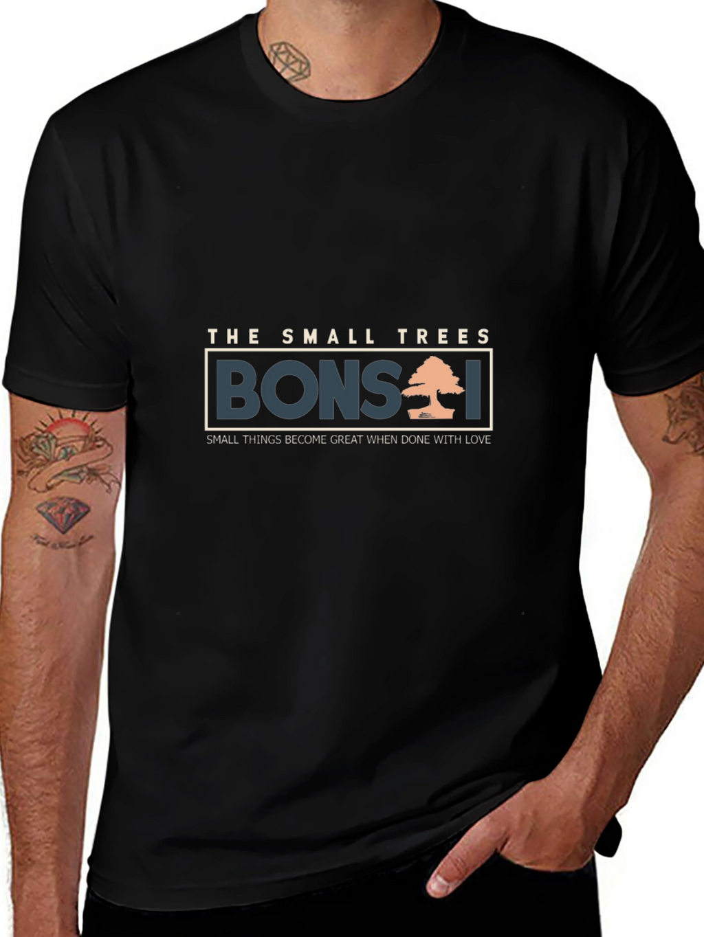 The Small Trees Bonsai Graphic T-Shirt