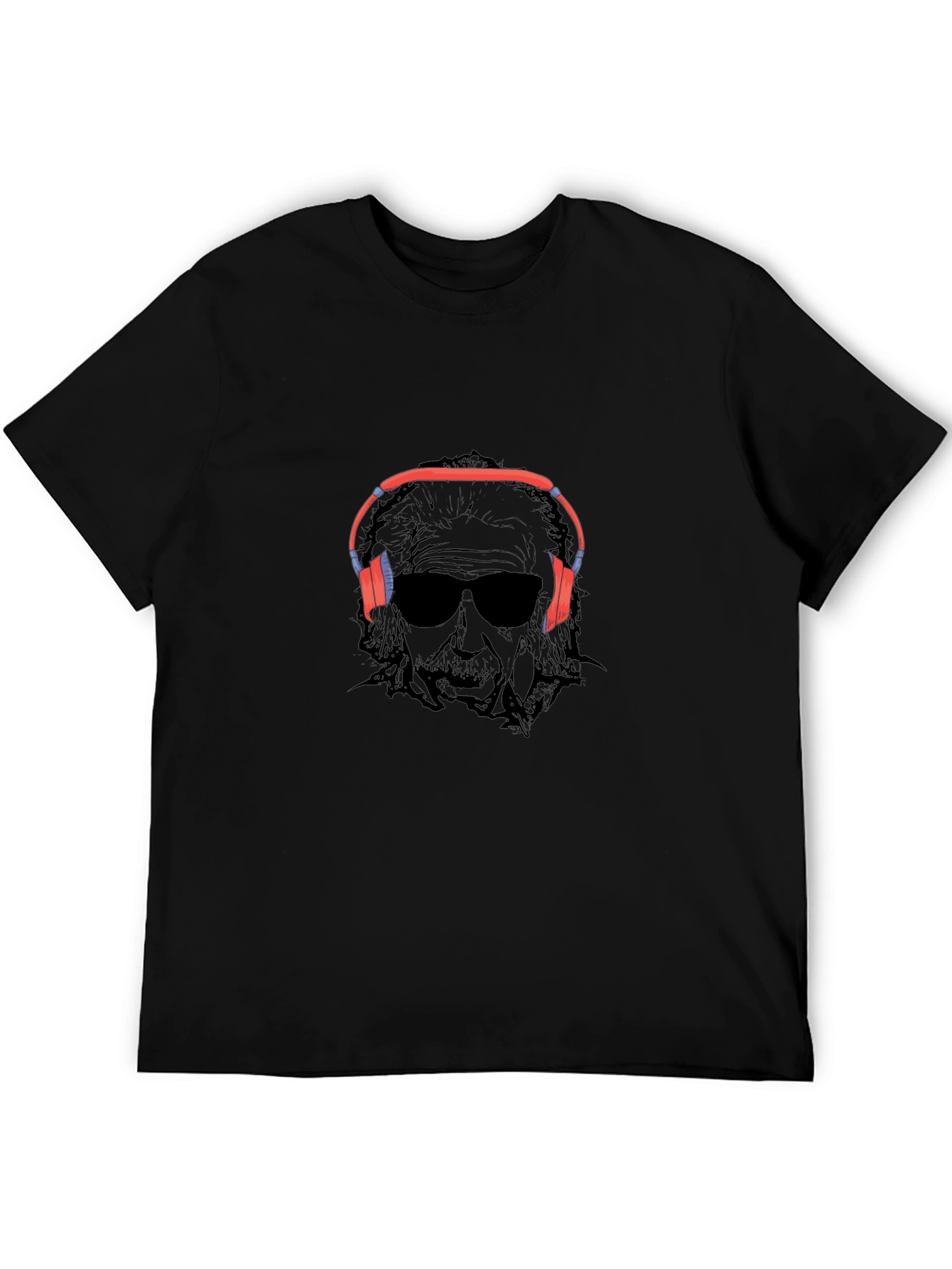 Einstein DJ Black T-Shirt