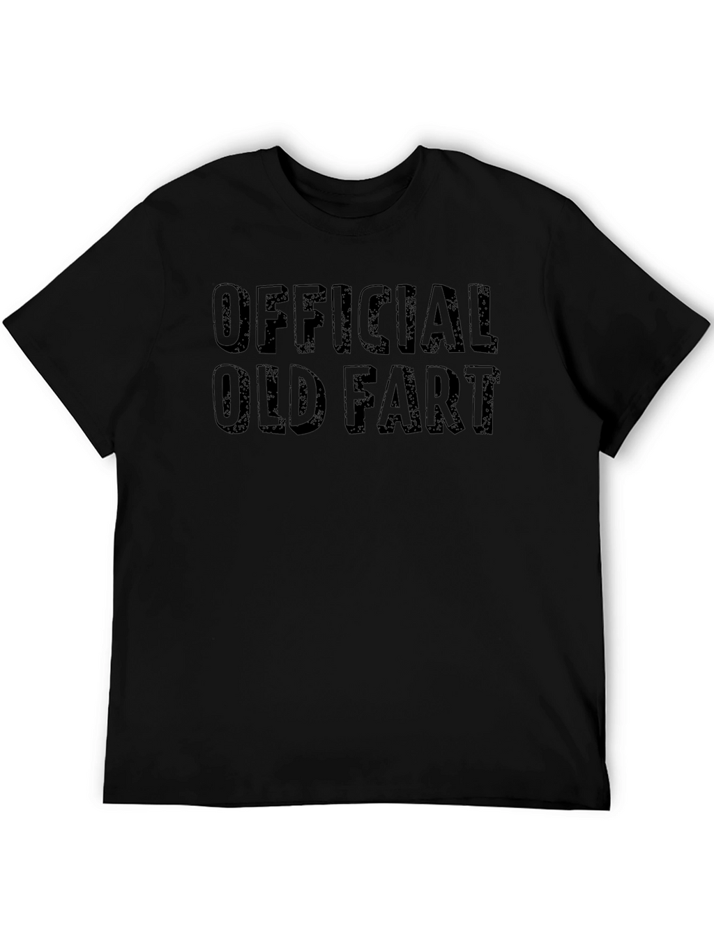 Official Old Fart Black T-Shirt - Humorous Tee