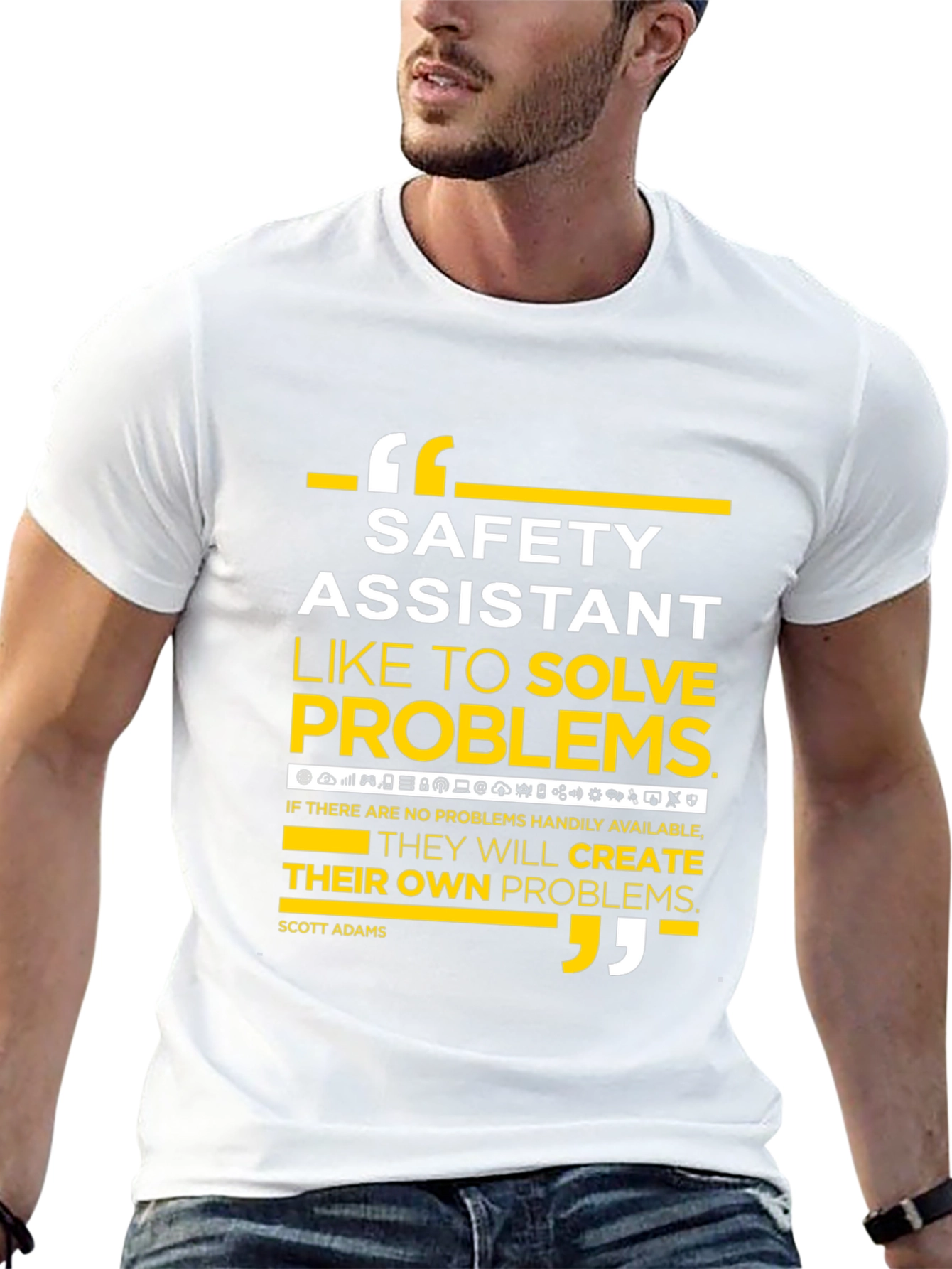 Safety Assistant Problem Solver Graphic T-Shirt