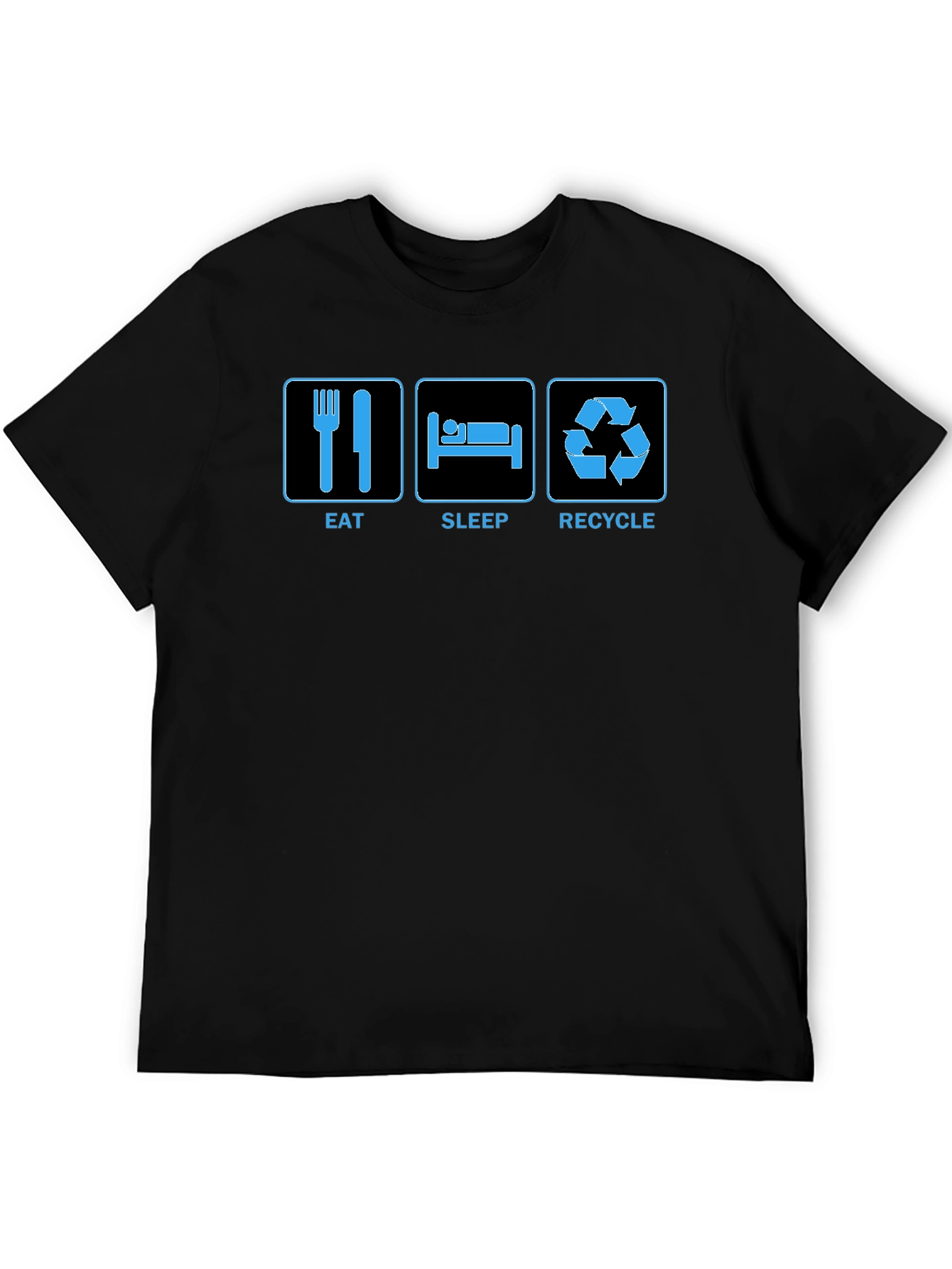 Eat Sleep Recycle Graphic T-Shirt
