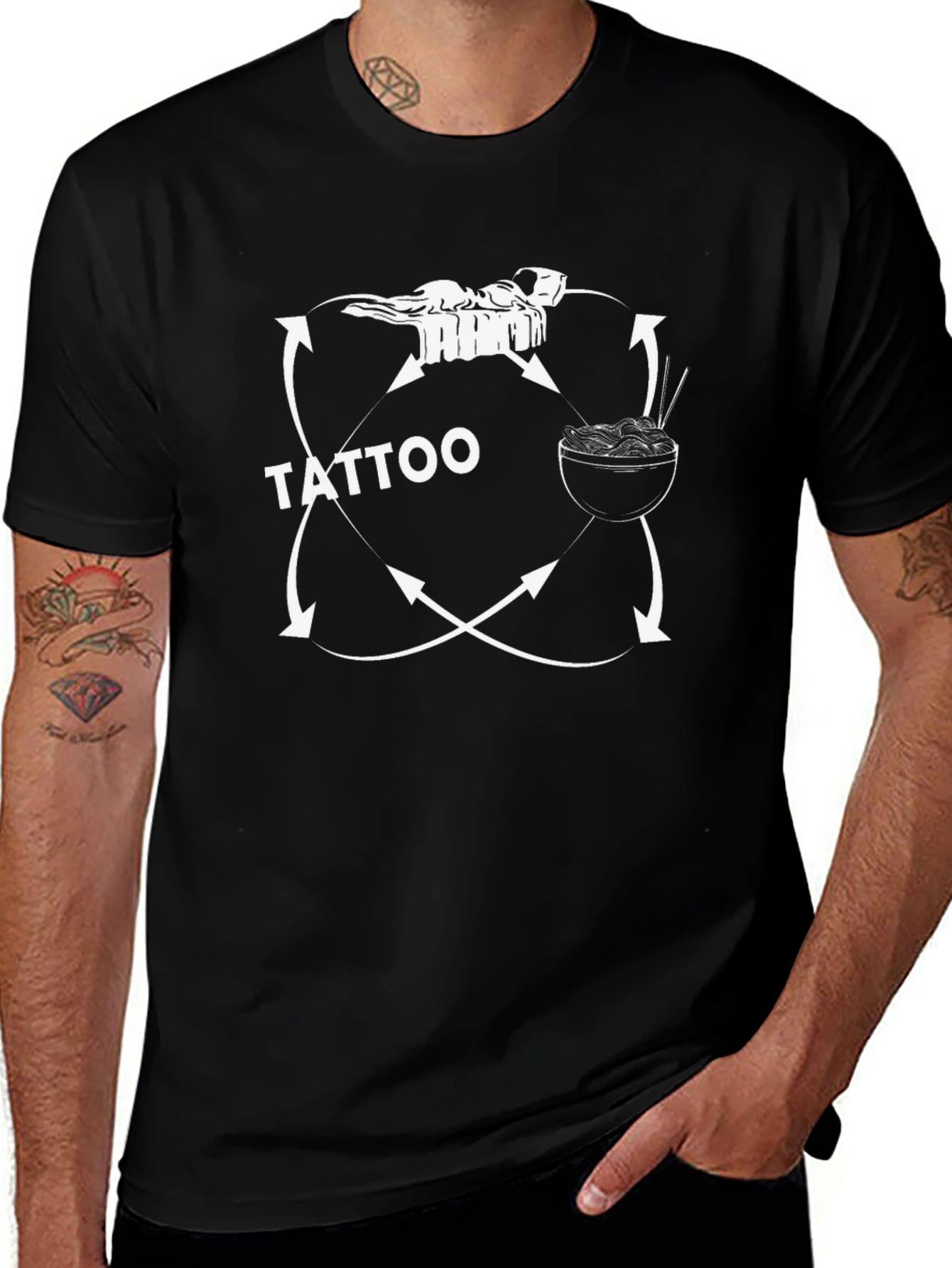 Tattoo Cycle Black T-Shirt