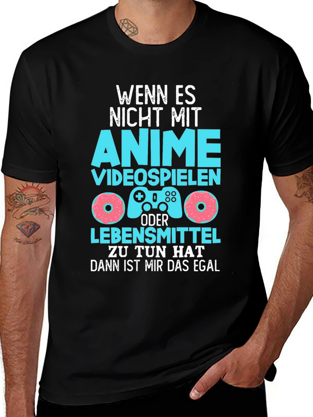 Anime Food and Video Games T-Shirt