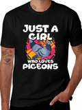 Just A Girl Who Loves Pigeons T-Shirt