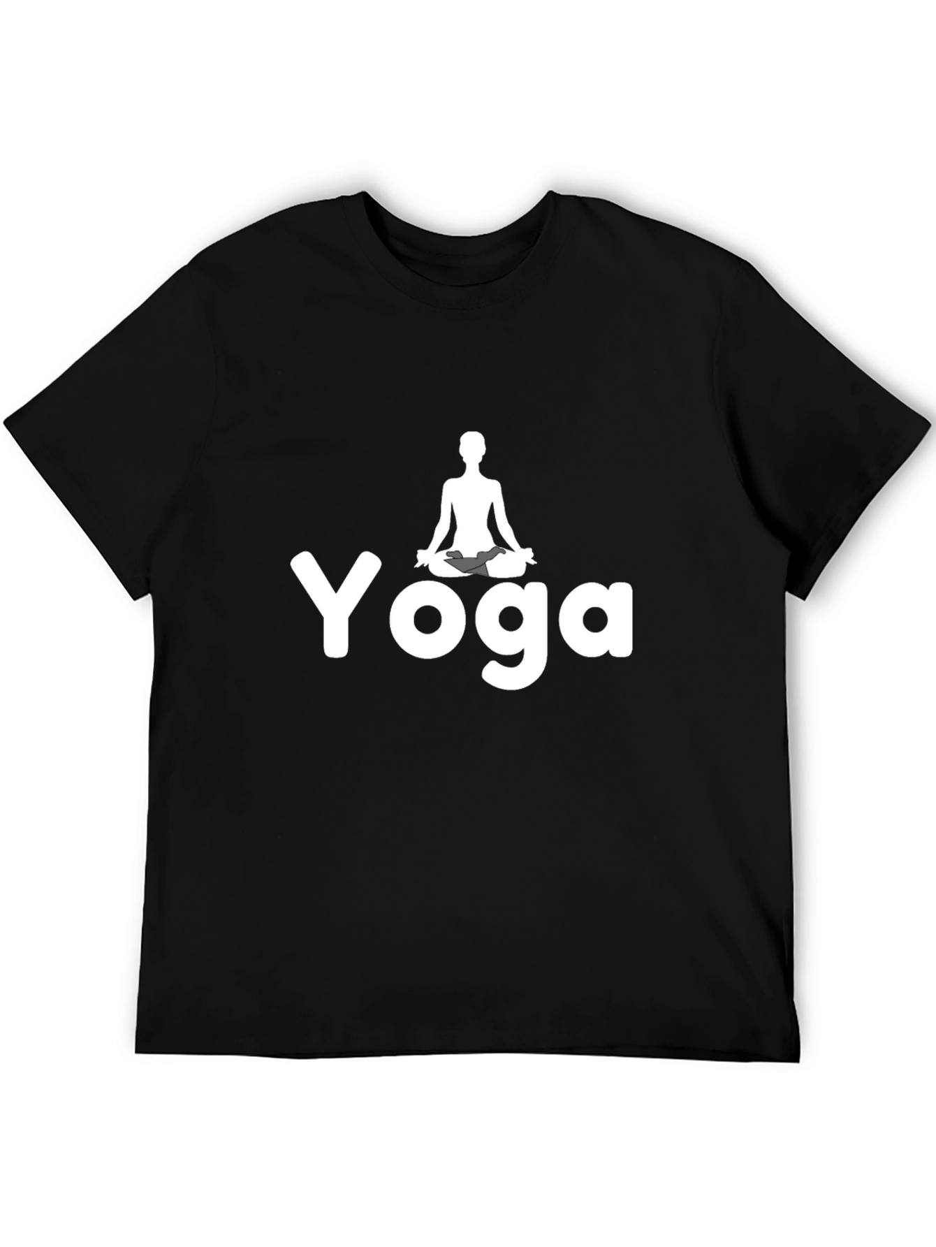 Yoga Graphic Black T-Shirt