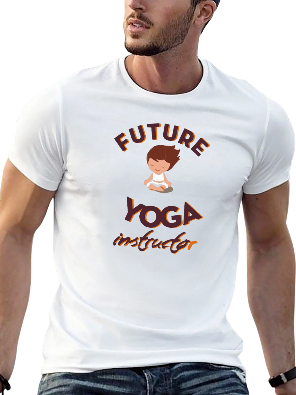 Future Yoga Instructor Black T-Shirt