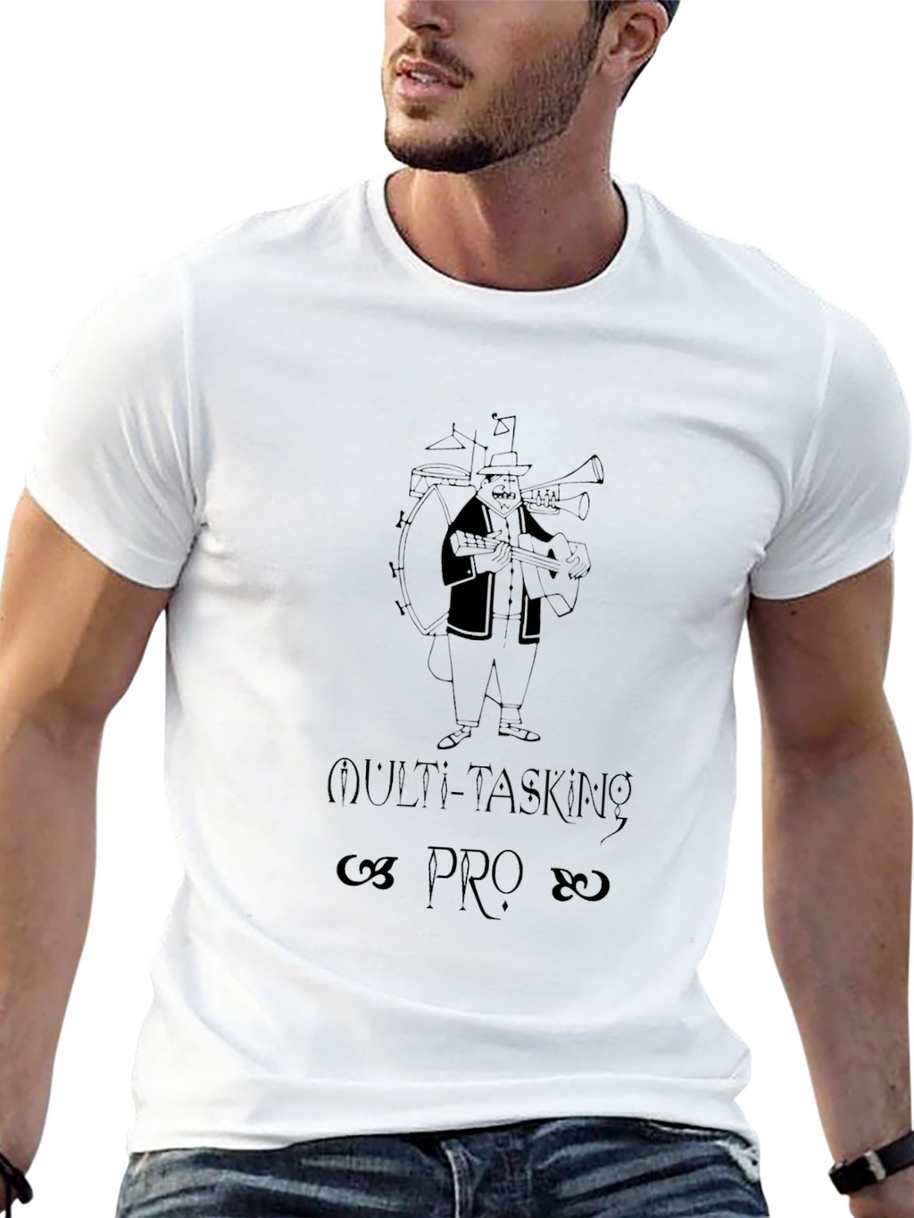 Multi-Tasking Pro Graphic T-Shirt