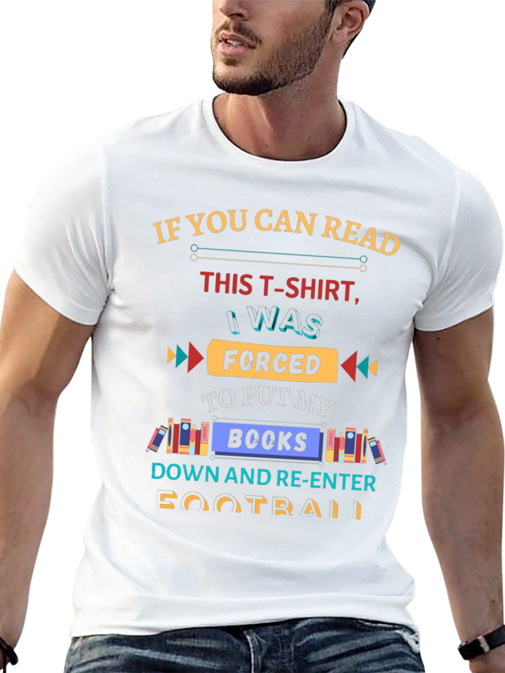 Funny Forced to Put My Books Down T-Shirt