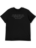 Albert Giacometti Quote Graphic T-Shirt
