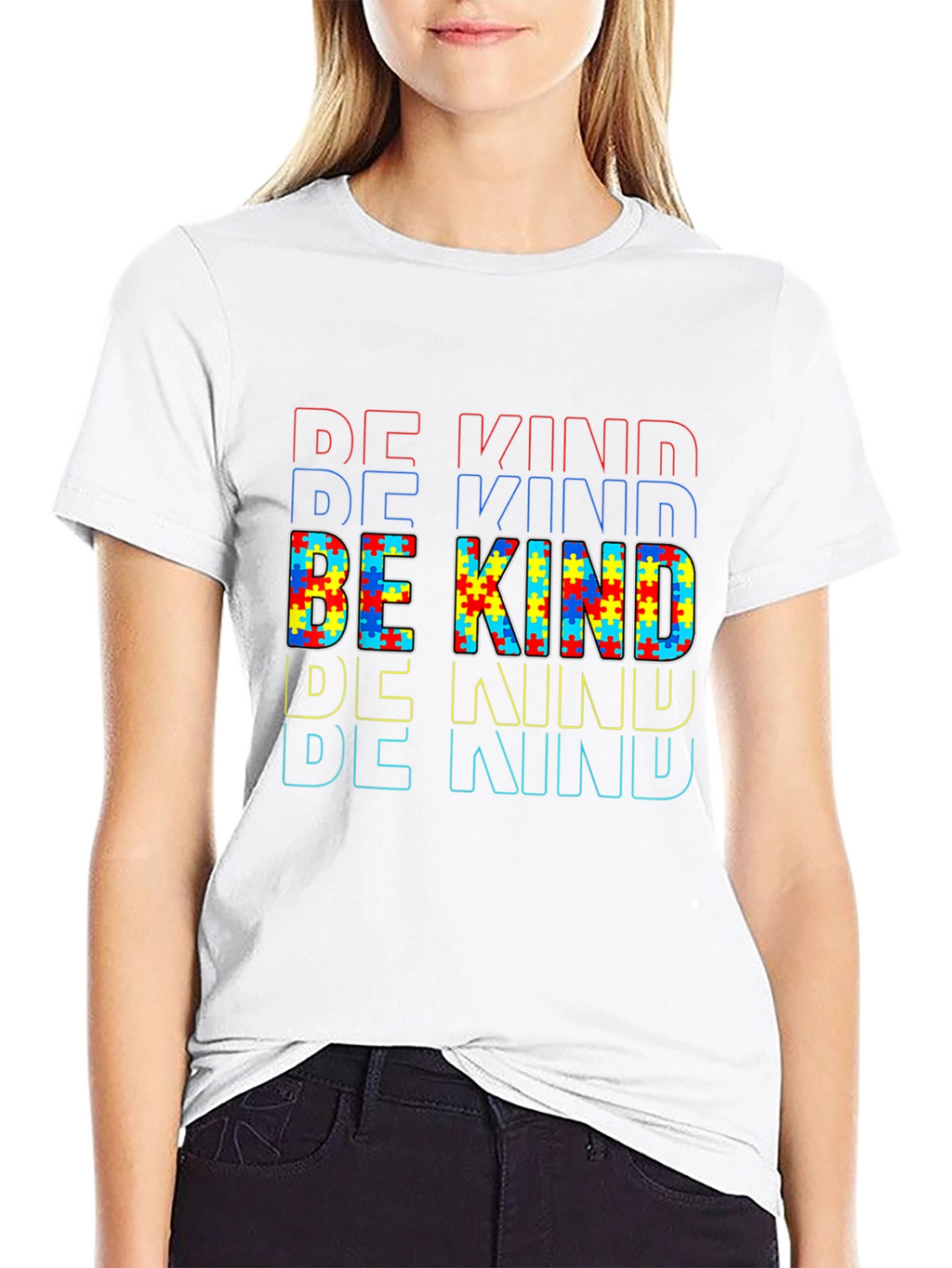 Be Kind Autism Awareness Graphic T-Shirt