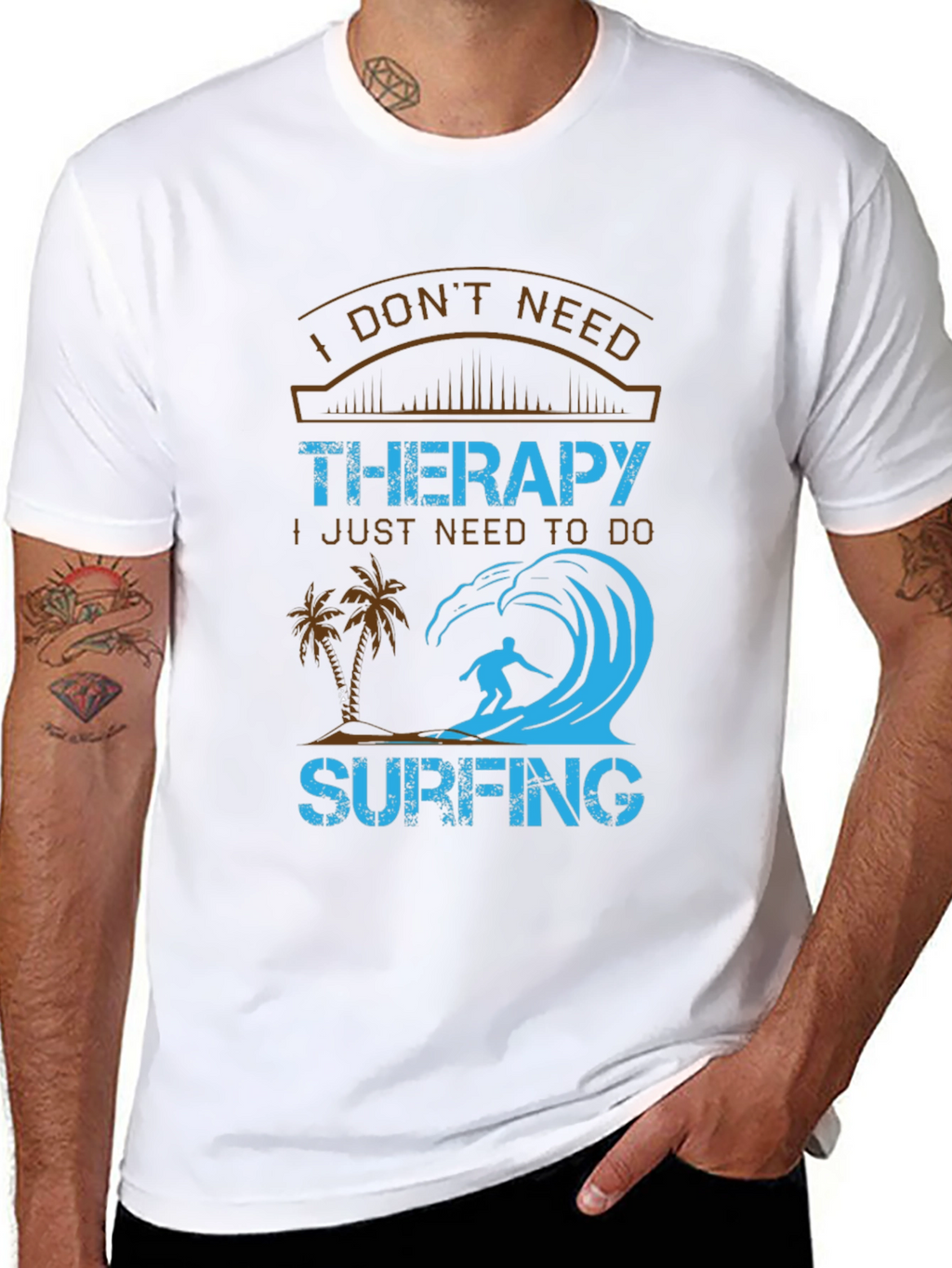 Surfing Therapy Graphic Tee