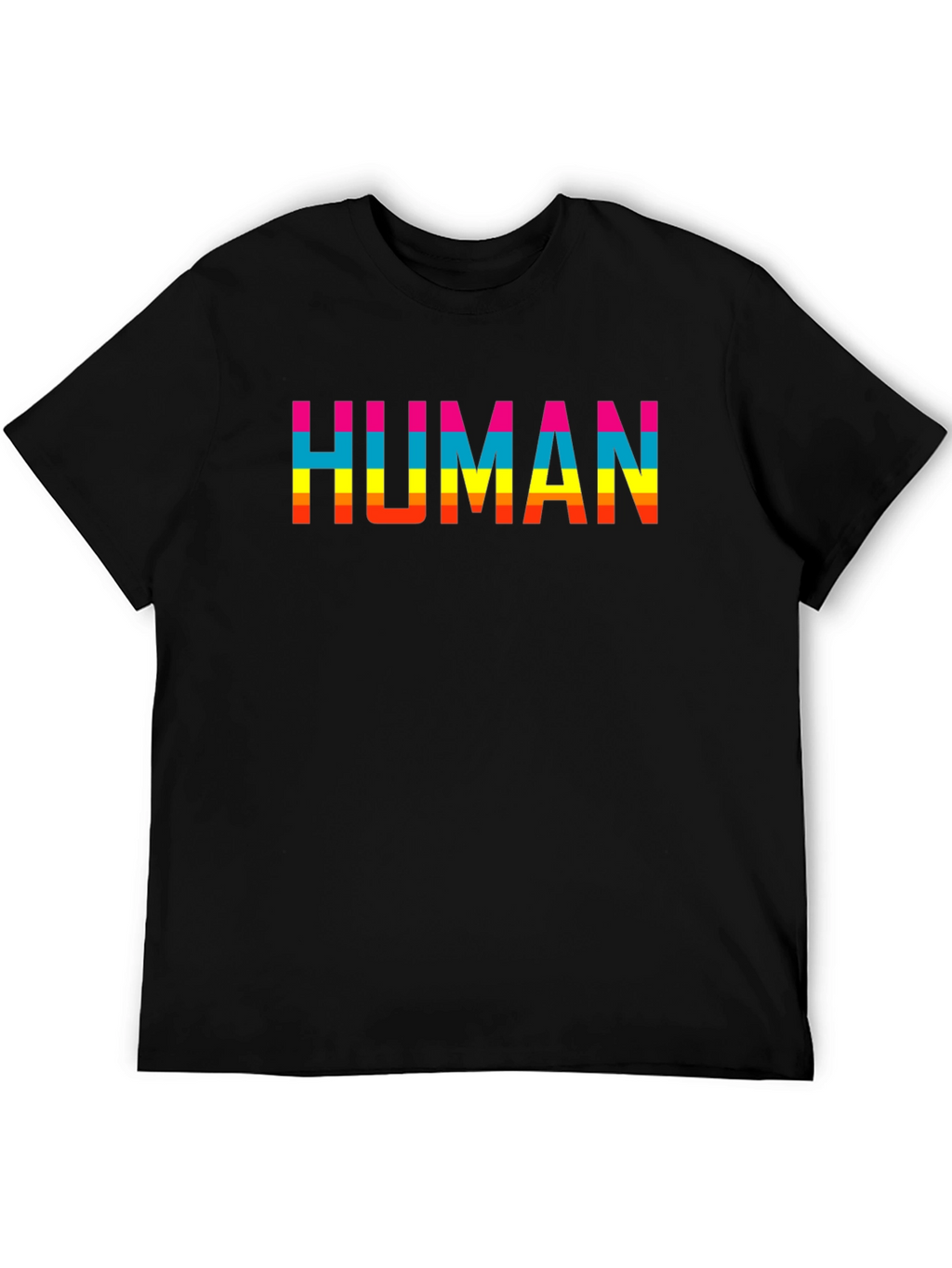 HUMAN Pride T-Shirt - Black Short Sleeve Tee