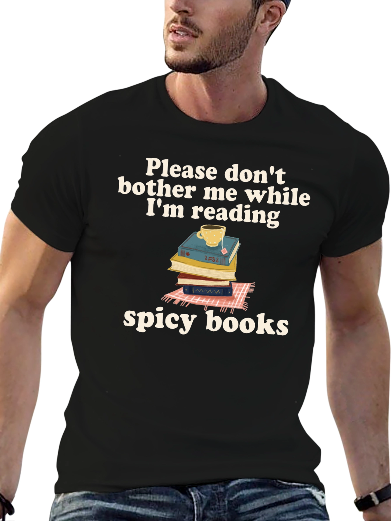 Spicy Books T-Shirt: Dont Bother Me Im Reading