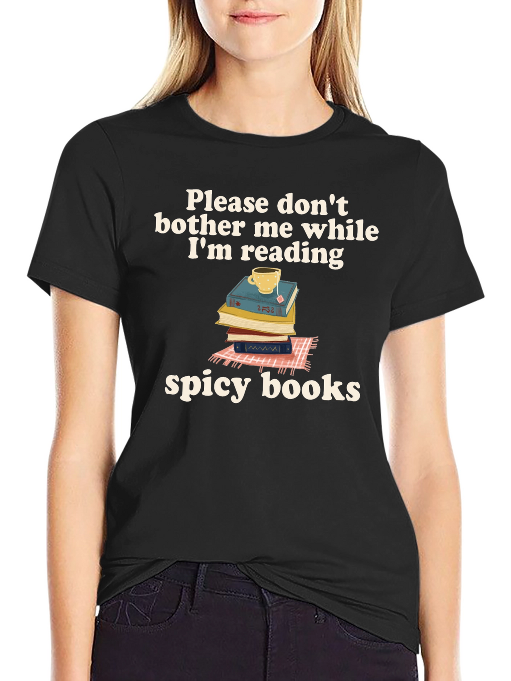 Spicy Books T-Shirt: Dont Bother Me Im Reading