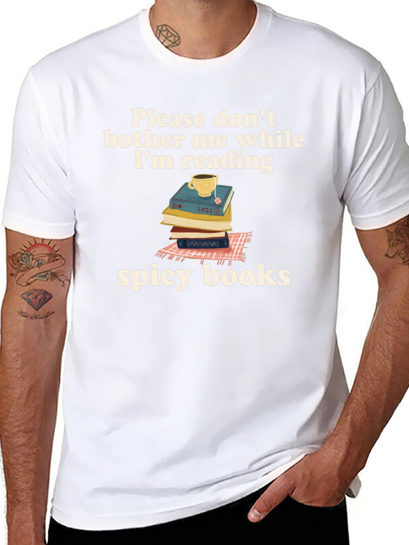 Spicy Books T-Shirt: Dont Bother Me Im Reading