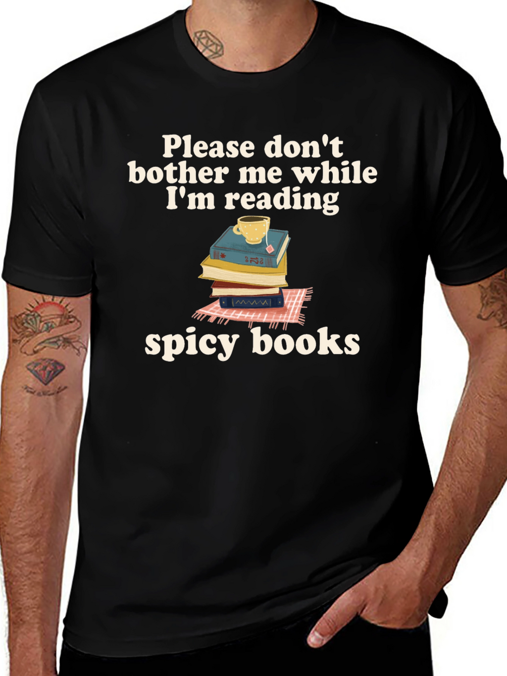 Spicy Books T-Shirt: Dont Bother Me Im Reading