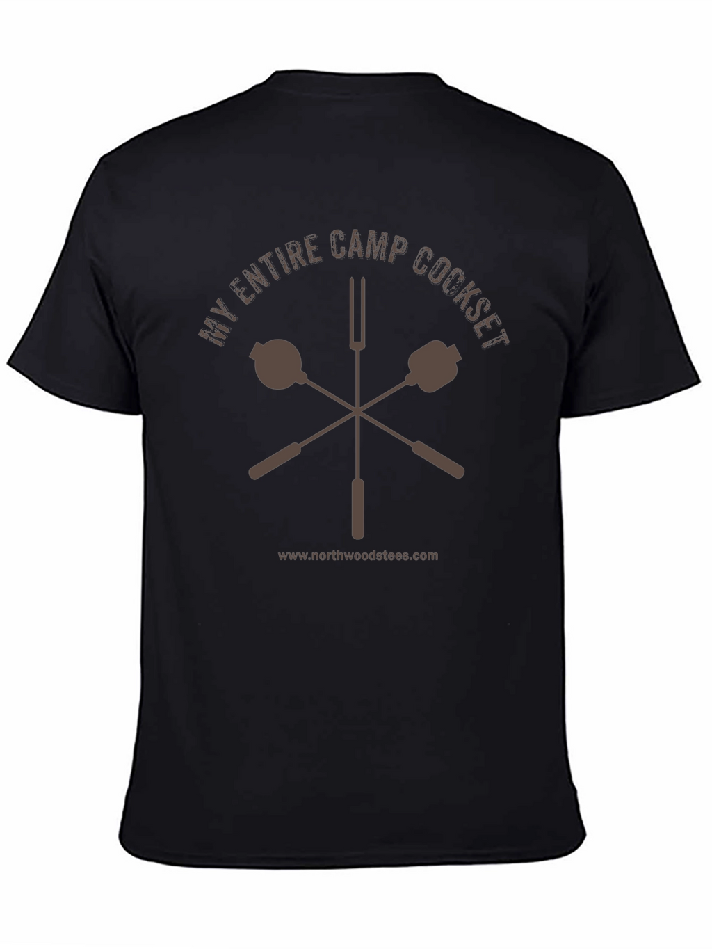 My Entire Camp Cookset Black T-Shirt