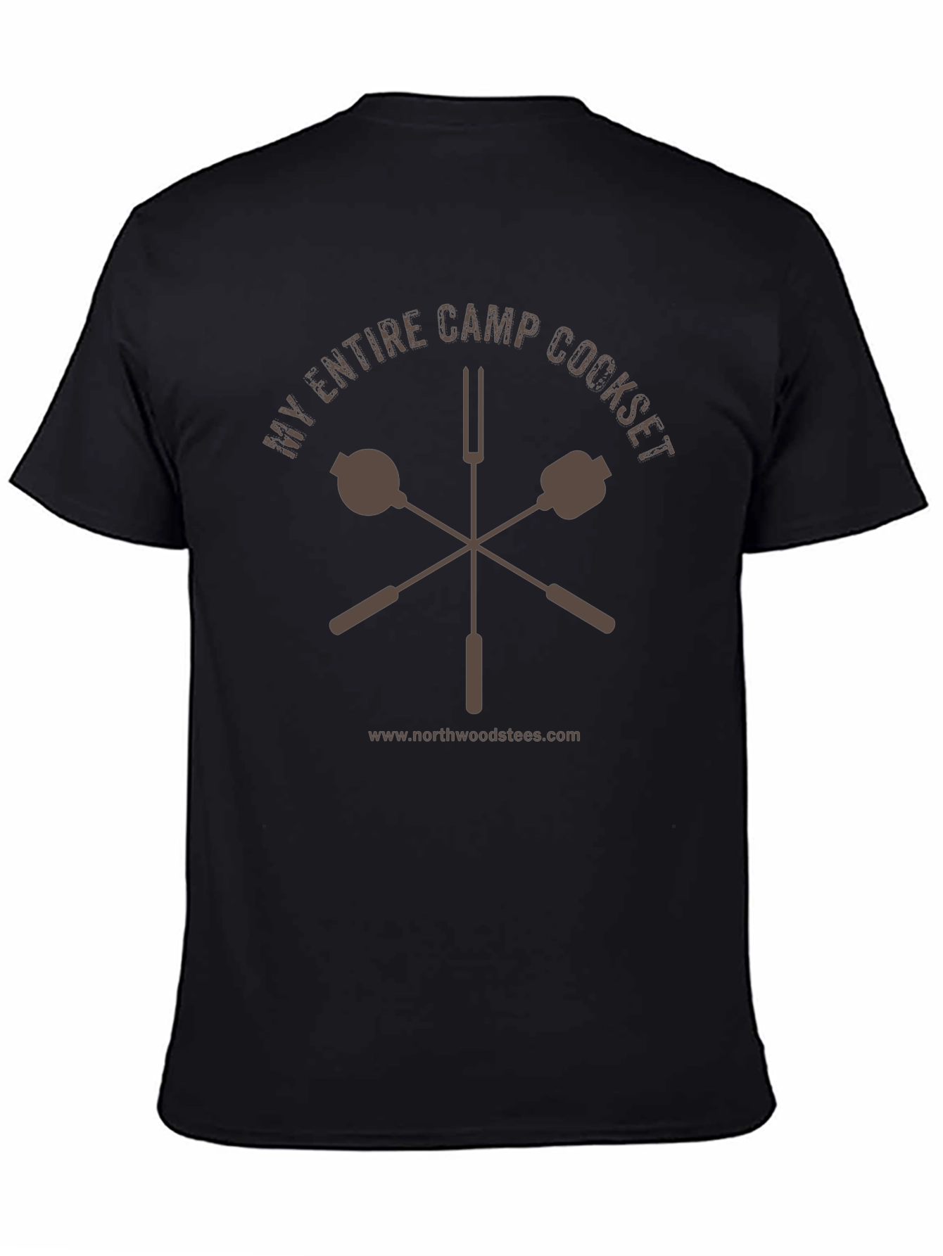 My Entire Camp Cookset Black T-Shirt
