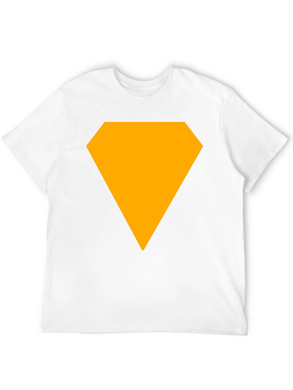 Bold Diamond Graphic Tee - Casual Black T-Shirt