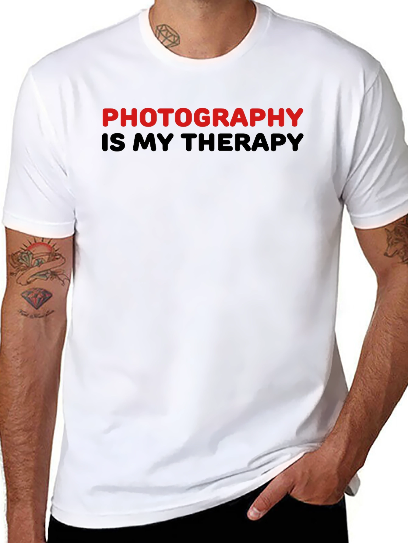 Photography Is My Therapy Tee