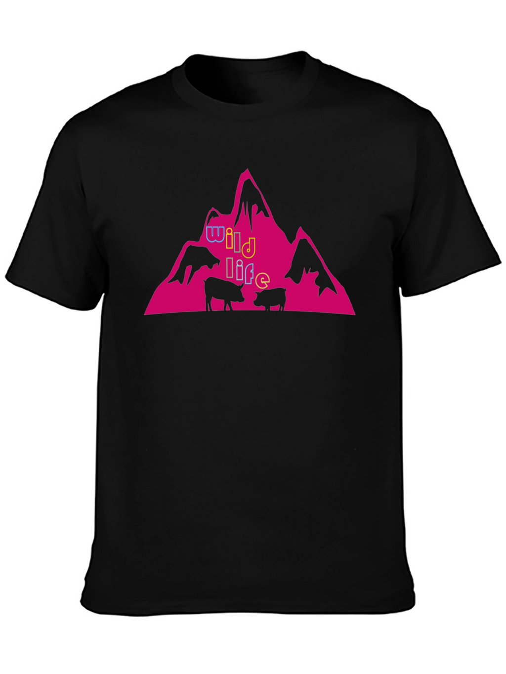 Wildlife Mountain Graphic Tee