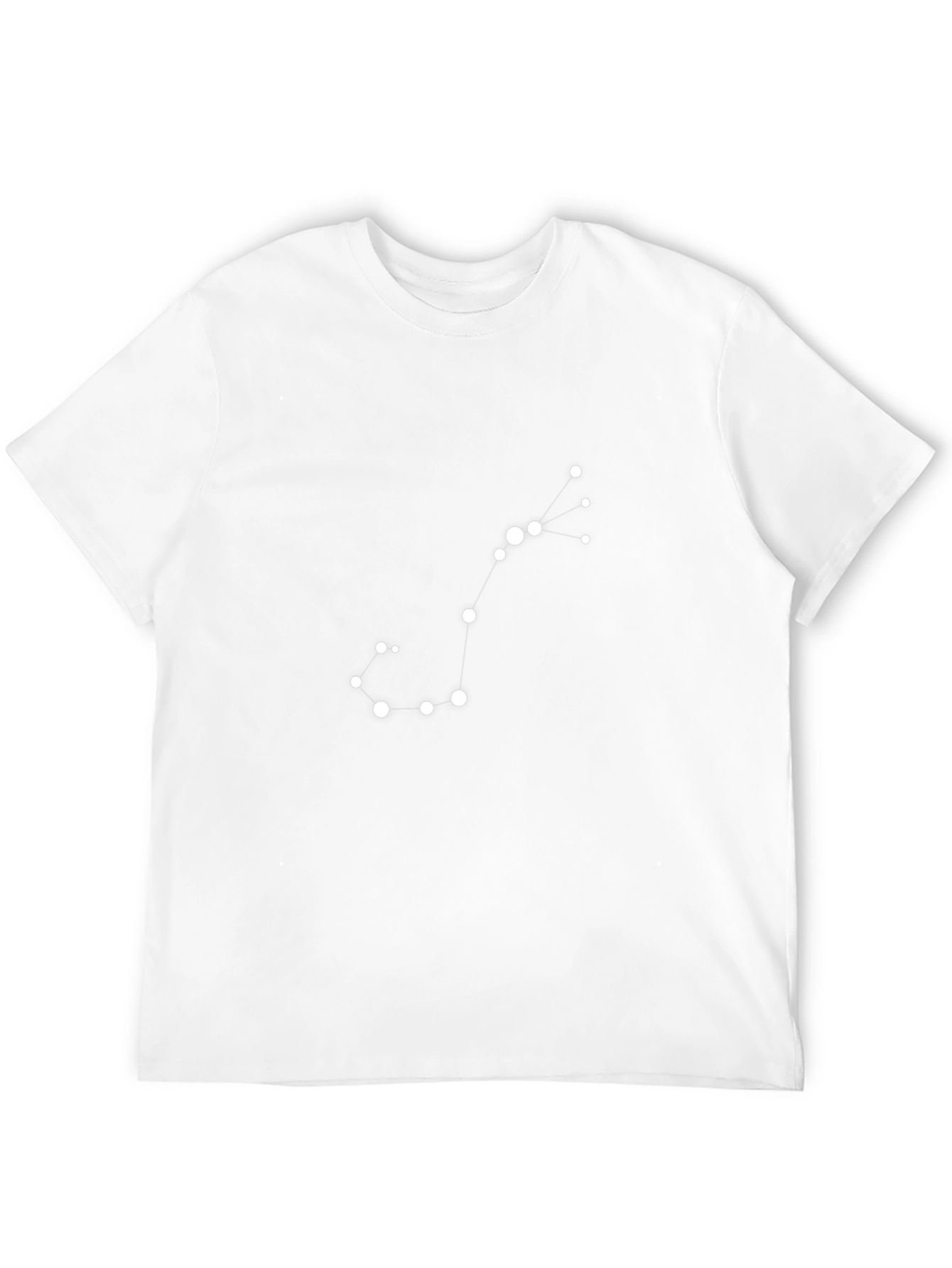 Scorpio Constellation Graphic Tee - Black Cotton