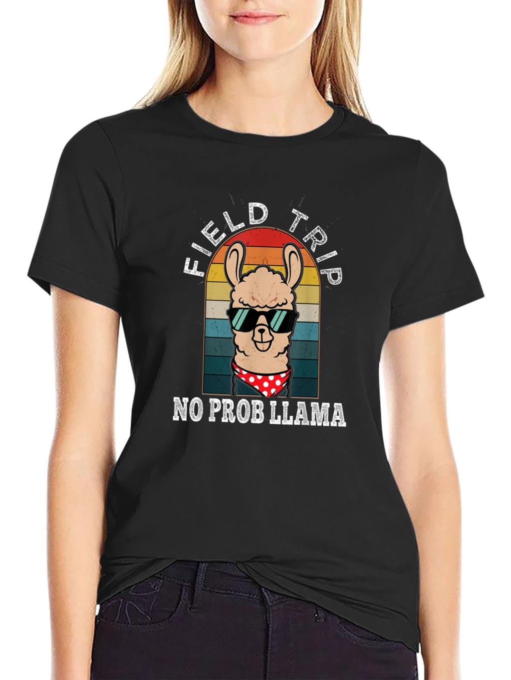 Funny Llama Field Trip T-Shirt