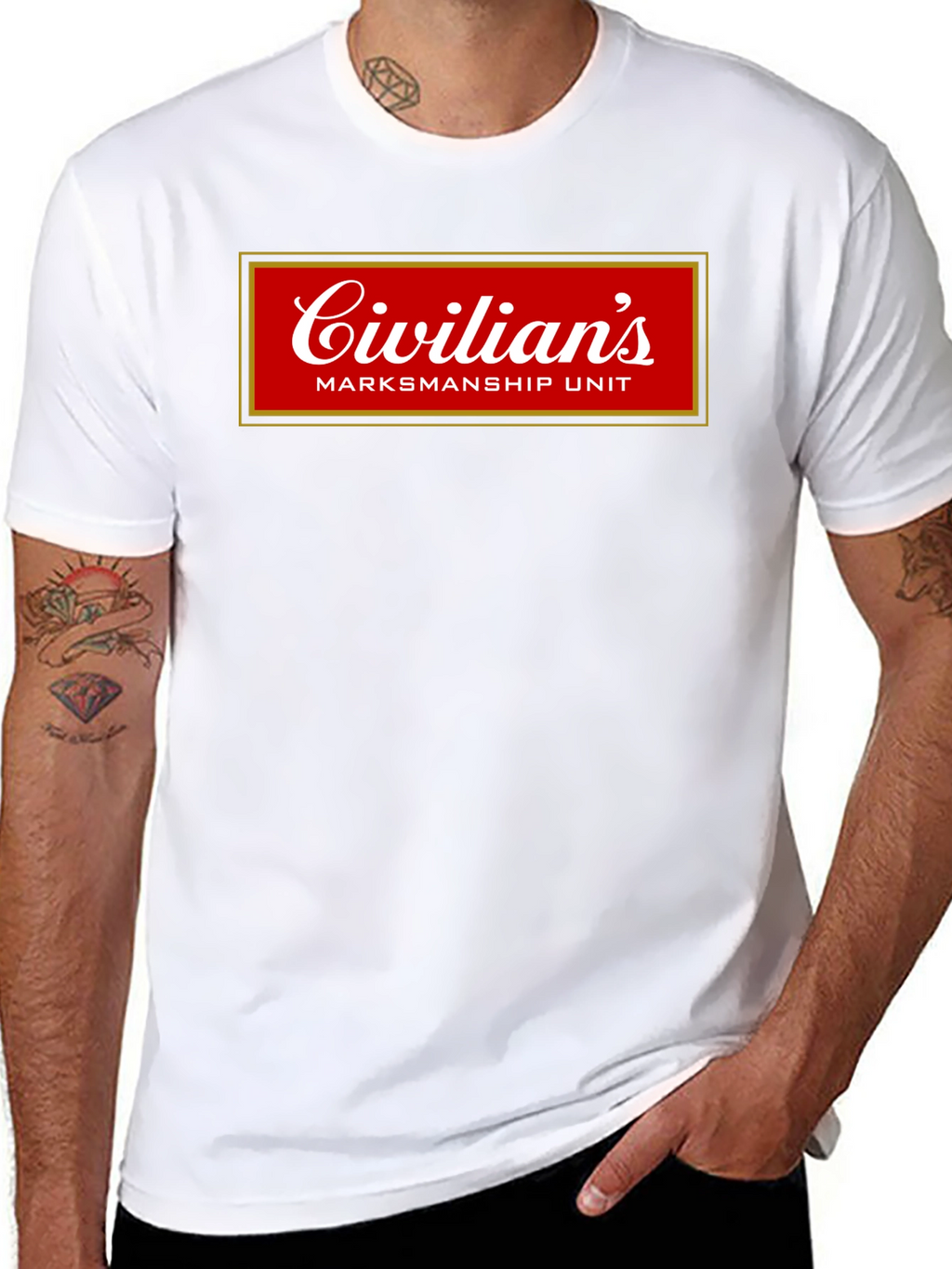 Civilians Marksmanship Unit Black Graphic T-Shirt