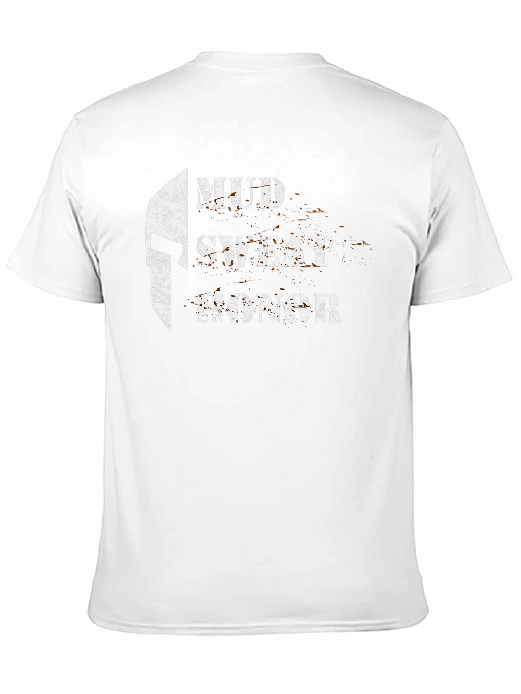 Mud Sweat Honor Spartan Graphic Tee - Black