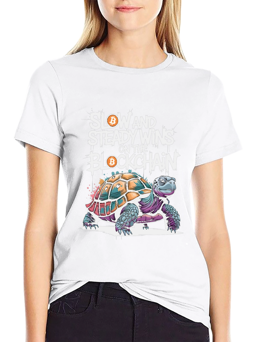 Bitcoin Blockchain Turtle T-Shirt