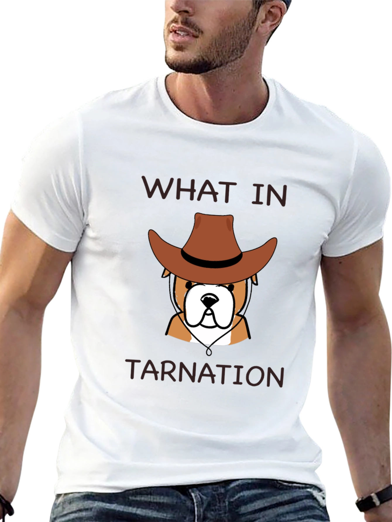 What in Tarnation Bulldog Graphic Tee