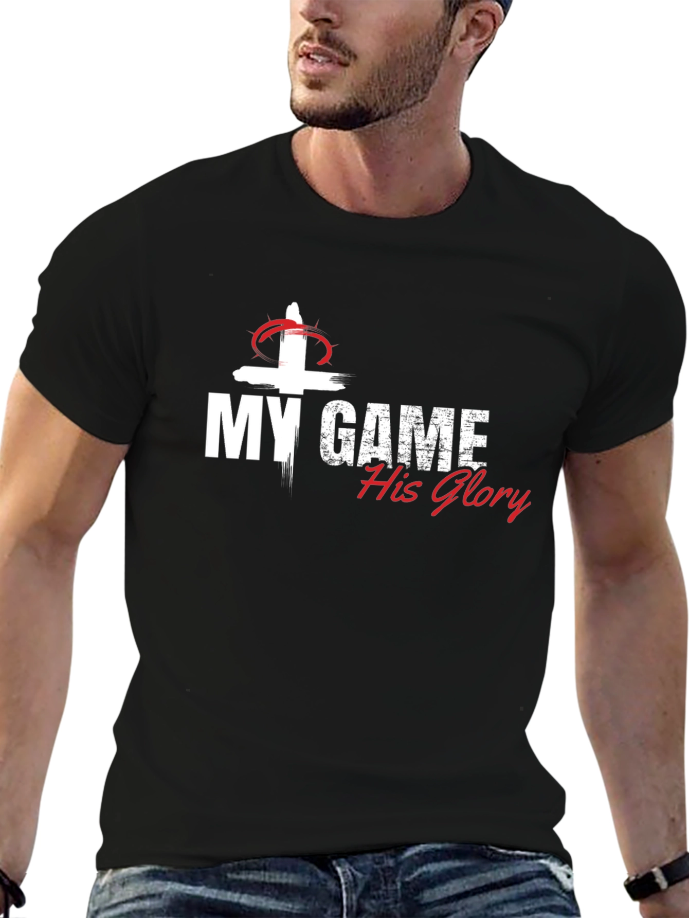 My Game His Glory Graphic T-Shirt