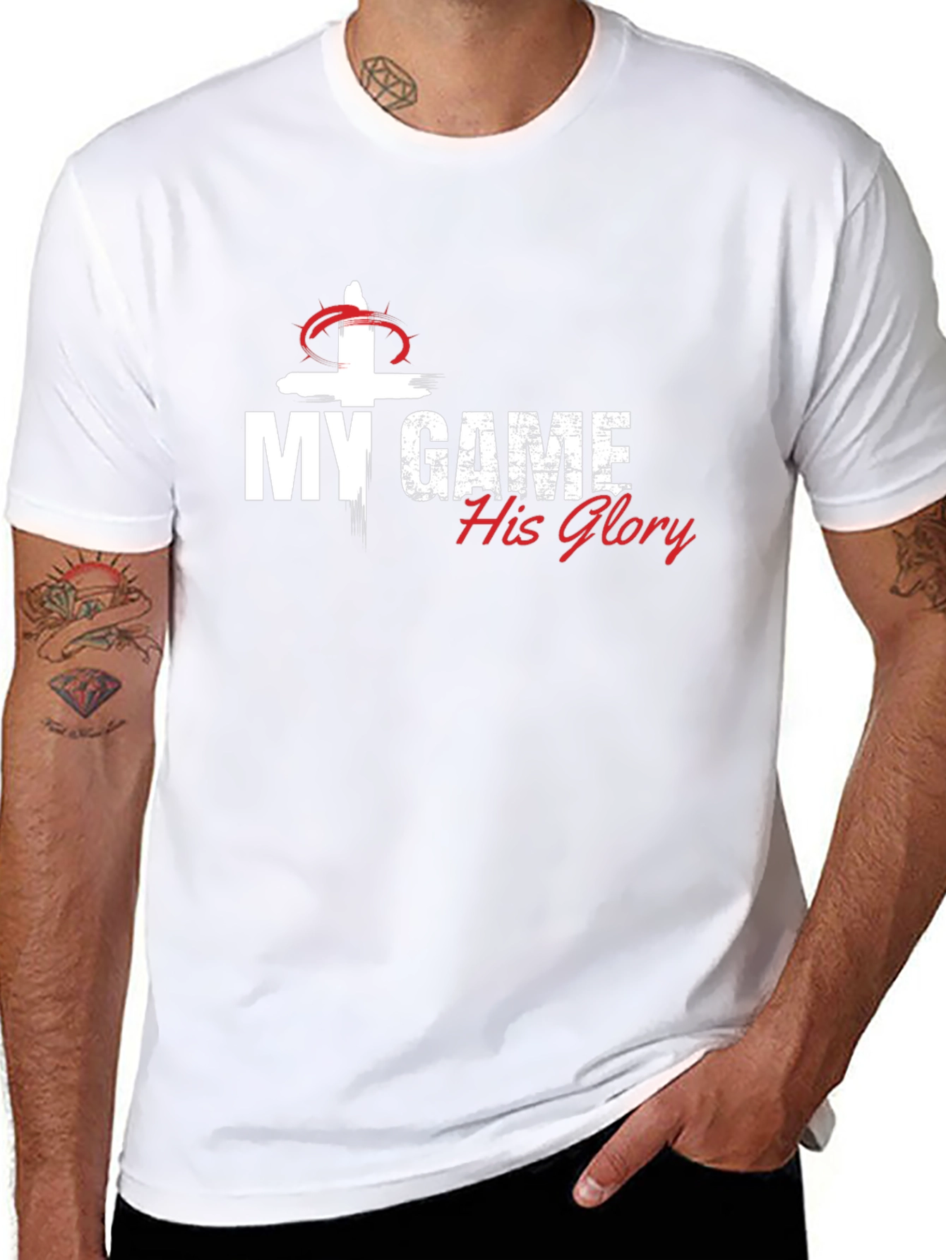 My Game His Glory Graphic T-Shirt