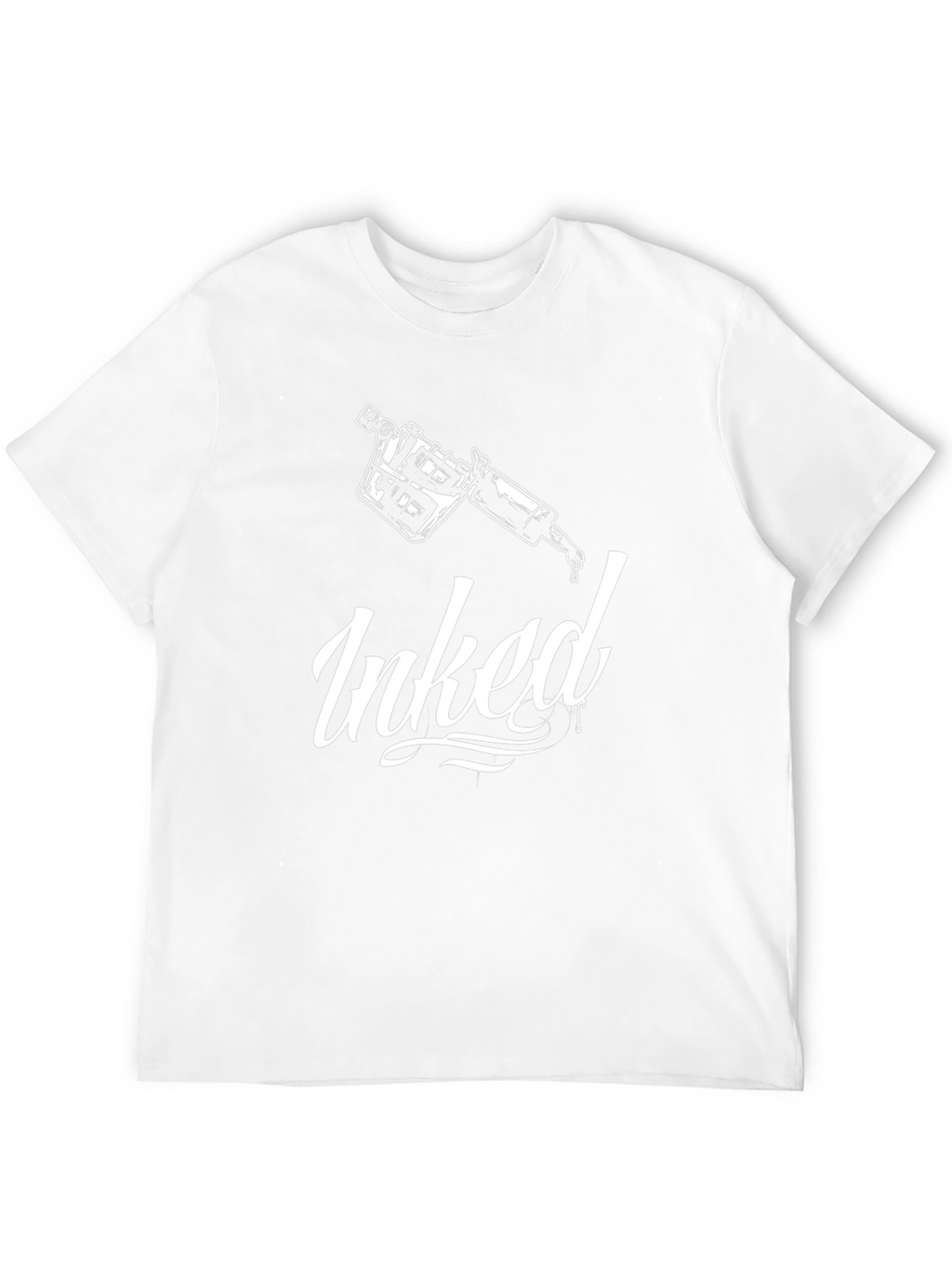 Inked Tattoo Design Black T-Shirt