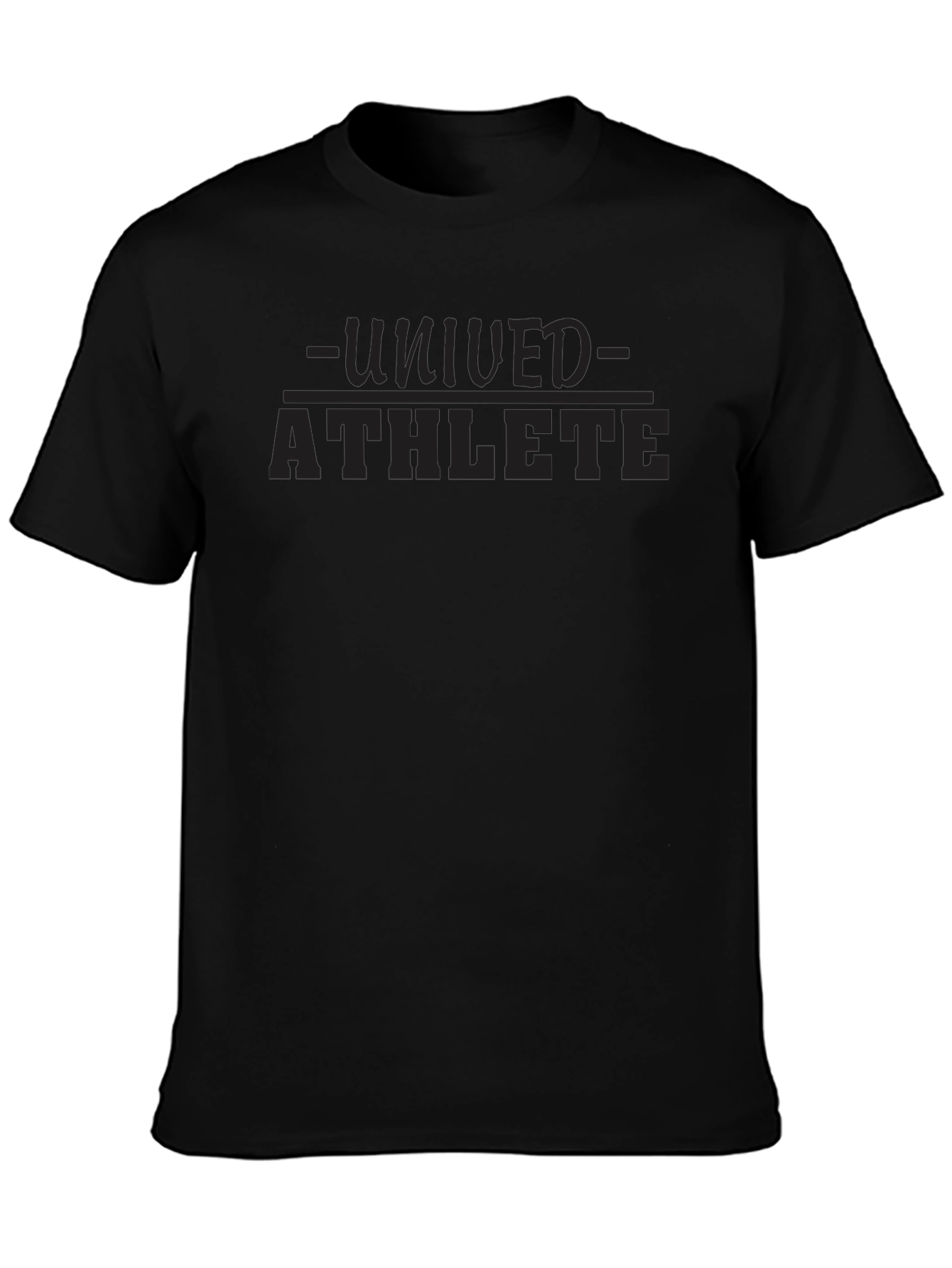 United Athlete Black T-Shirt