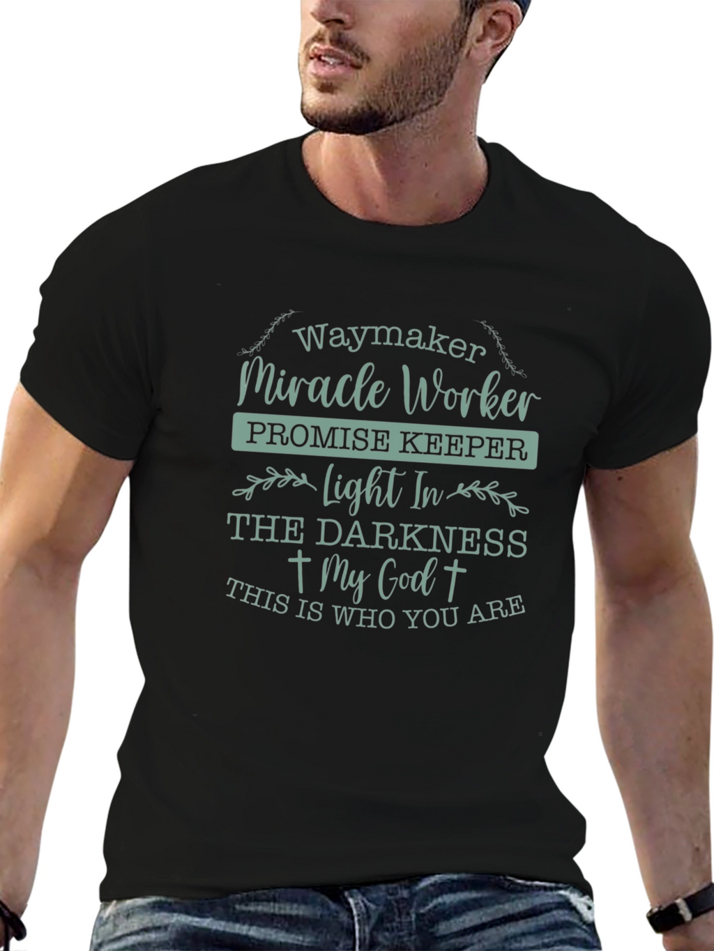 Waymaker Christian T-Shirt - Miracle Worker God Tee
