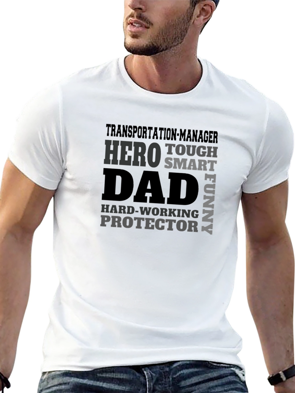 Transportation Manager Dad Hero T-Shirt