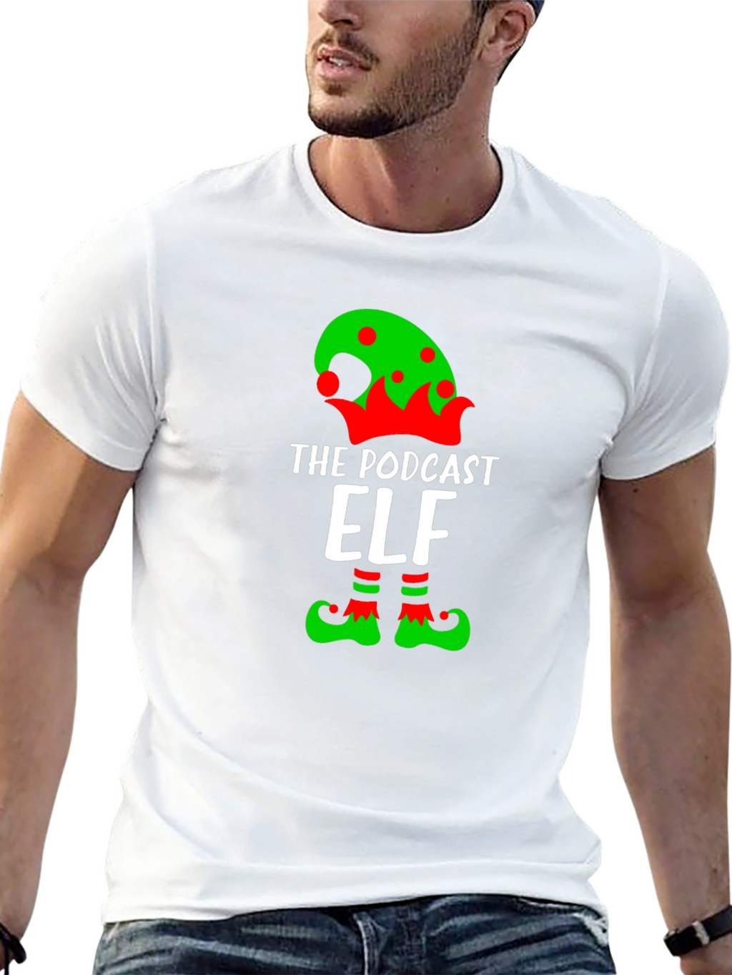 Podcast Elf Graphic T-Shirt