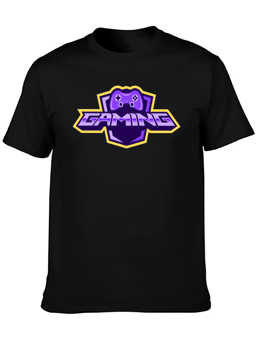 Gaming Controller Logo T-Shirt - Black