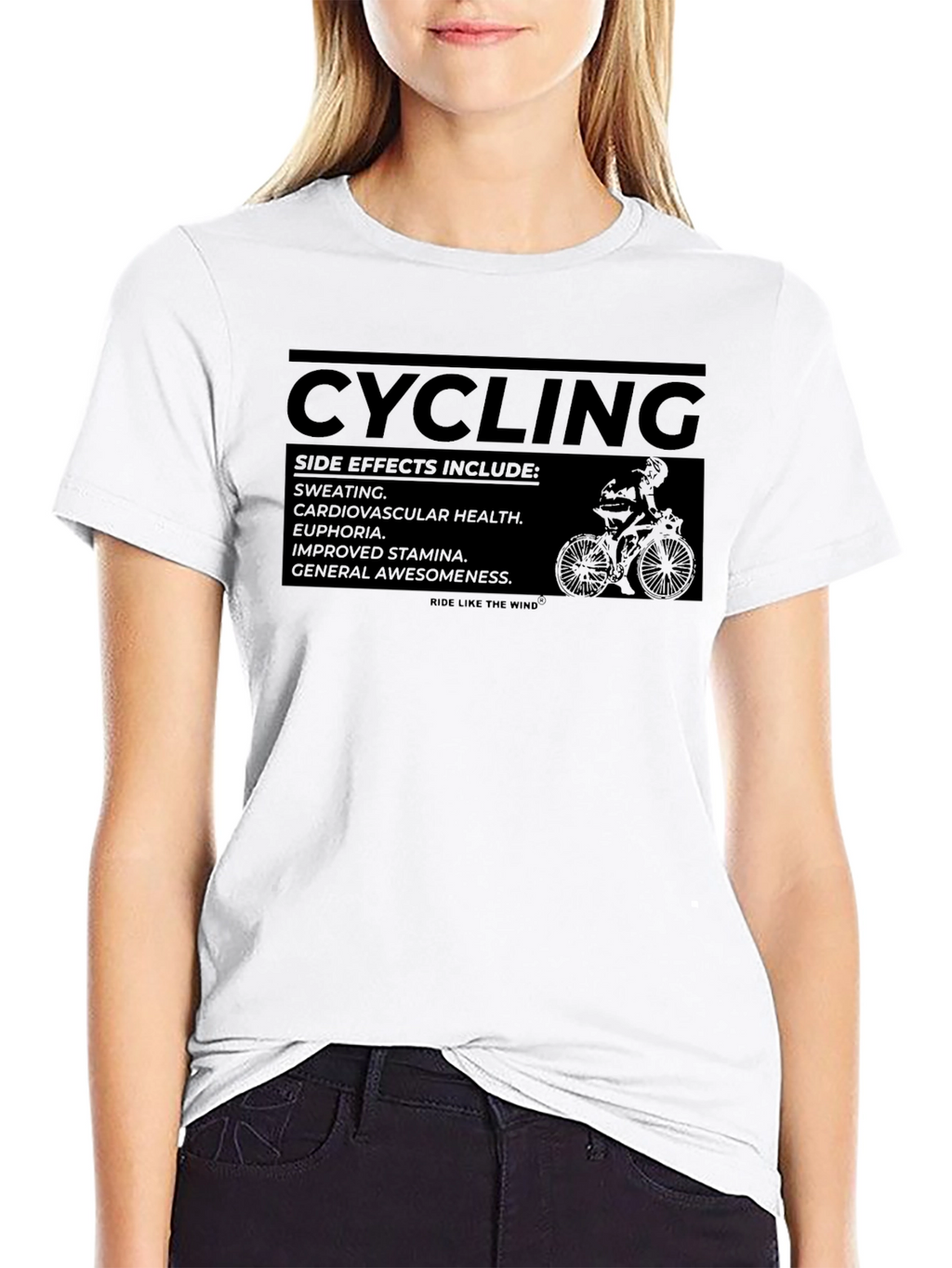 Cycling Side Effects T-Shirt - Ride Like the Wind