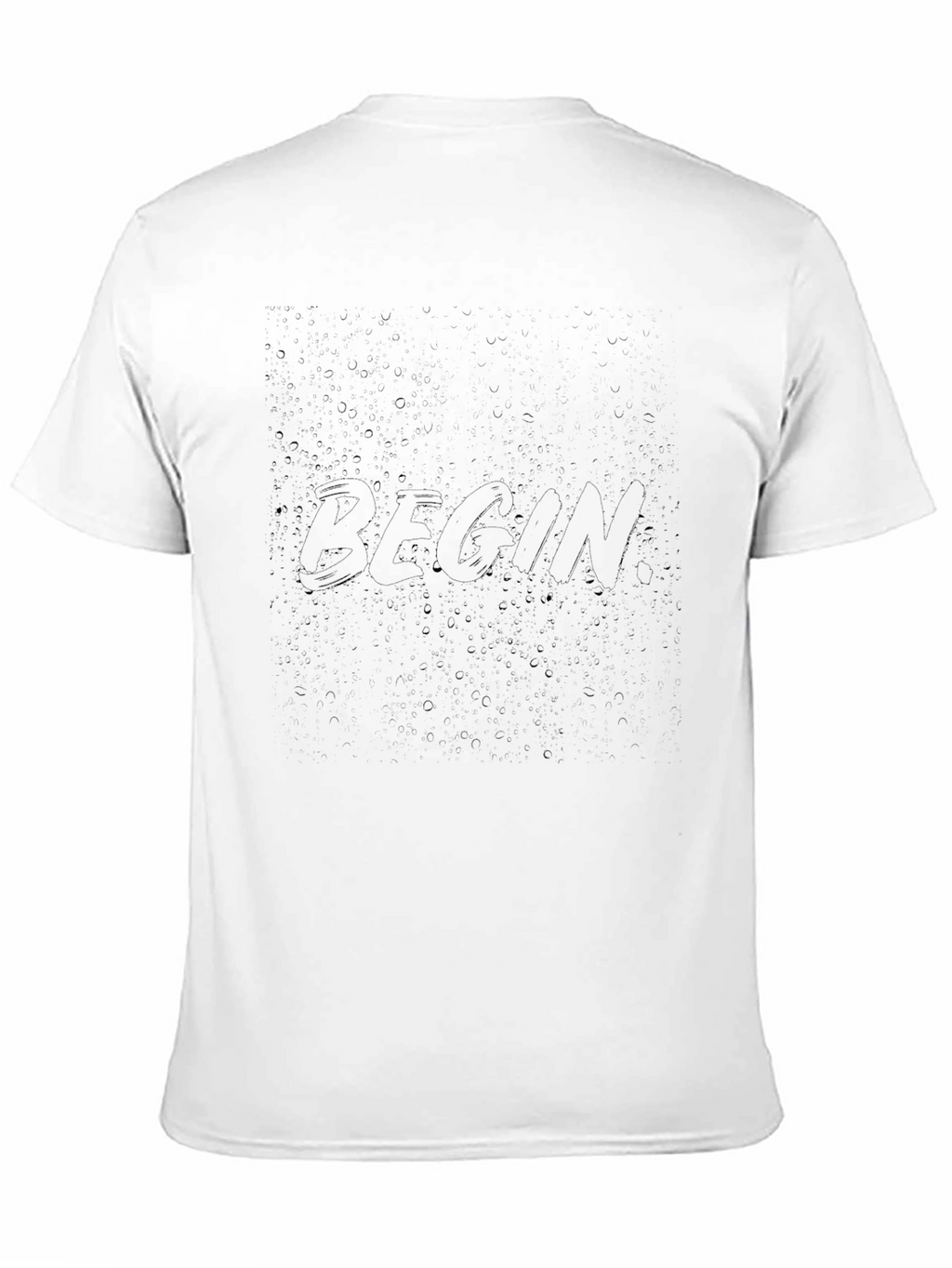 Mens Black Crew Neck Short Sleeve T-Shirt