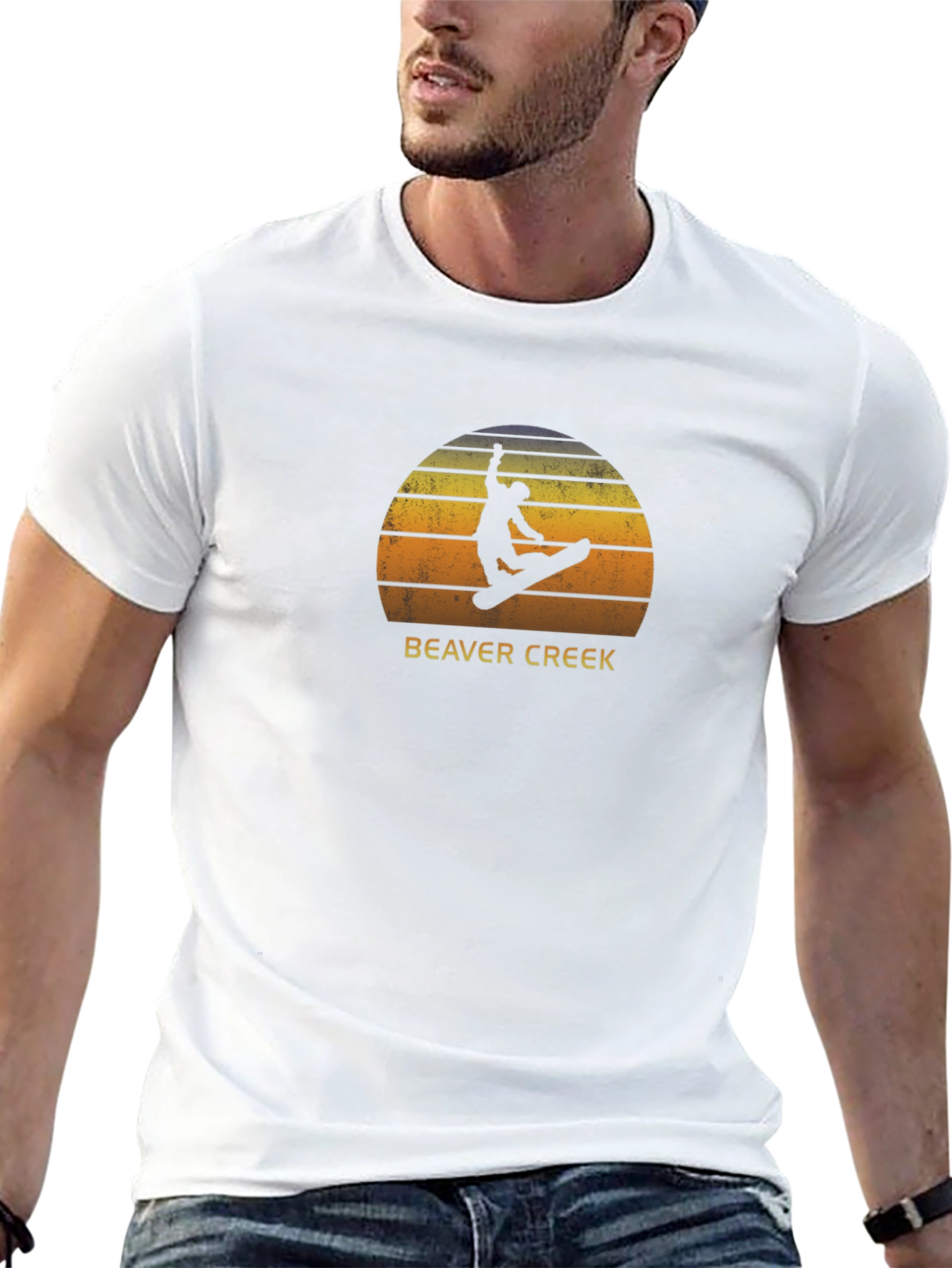 Beaver Creek Snowboarder Graphic Tee