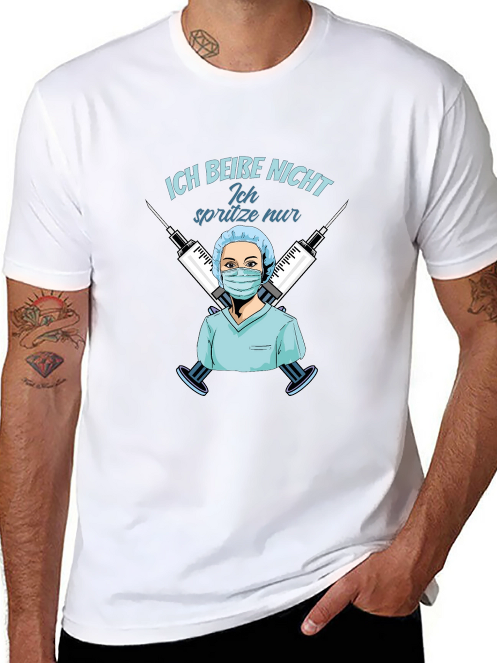 Funny Nurse Injection T-Shirt