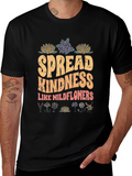 Spread Kindness Graphic Tee - Wildflower Design